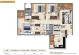 3 BHK Floor Plan